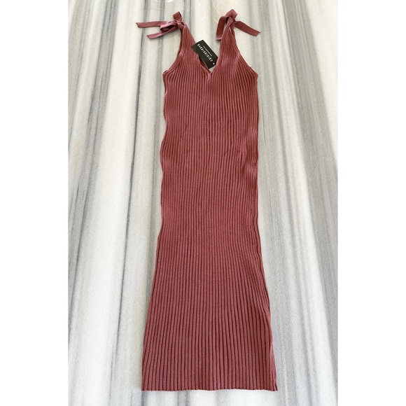 Ribbed Sleeveless Dress XS NWT - Picture 5 of 7